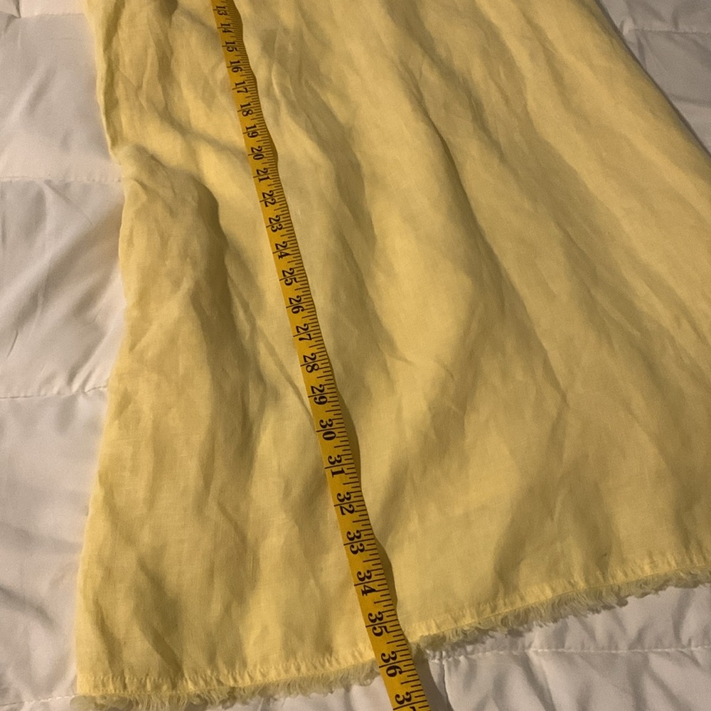Tommy Bahama sz L Yellow Sleeveless Midi Summer Dress - Picture 7 of 8